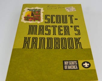 Vintage 1980 Boy Scouts Master's Handbook Book