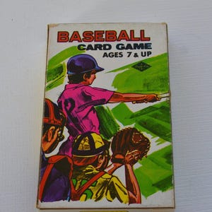 Vintage honkbalsportspeldoos - lege doos