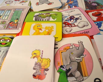 Vintage 1989 Whitman Jim Henson Muppets Sesame Street Characters Childrens Kids Cards Assorted Lot of 20