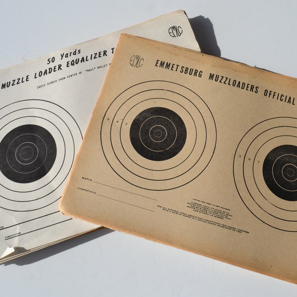 Vintage Bullseye Paper - Etsy