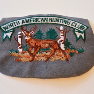 Reclaimed North American Hunting Club Member Embroidered Patch Badge