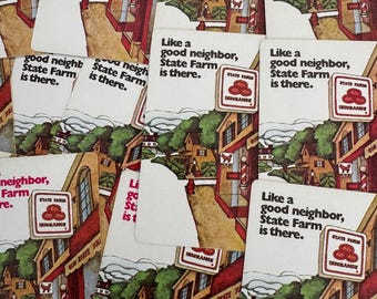 Vintage State Farm Insurance Lot of 25 Playing Cards Ephemera