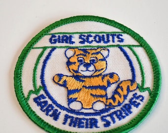 Odznaka haftowana Vintage Girl Scouts
