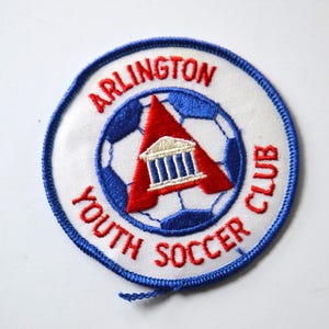 Arlington Youth Soccer Club Sport Vintage Embroidered Badge Patch