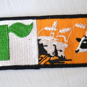 Vintage Animals Cows Agriculture Farming Embroidered Patch Badge