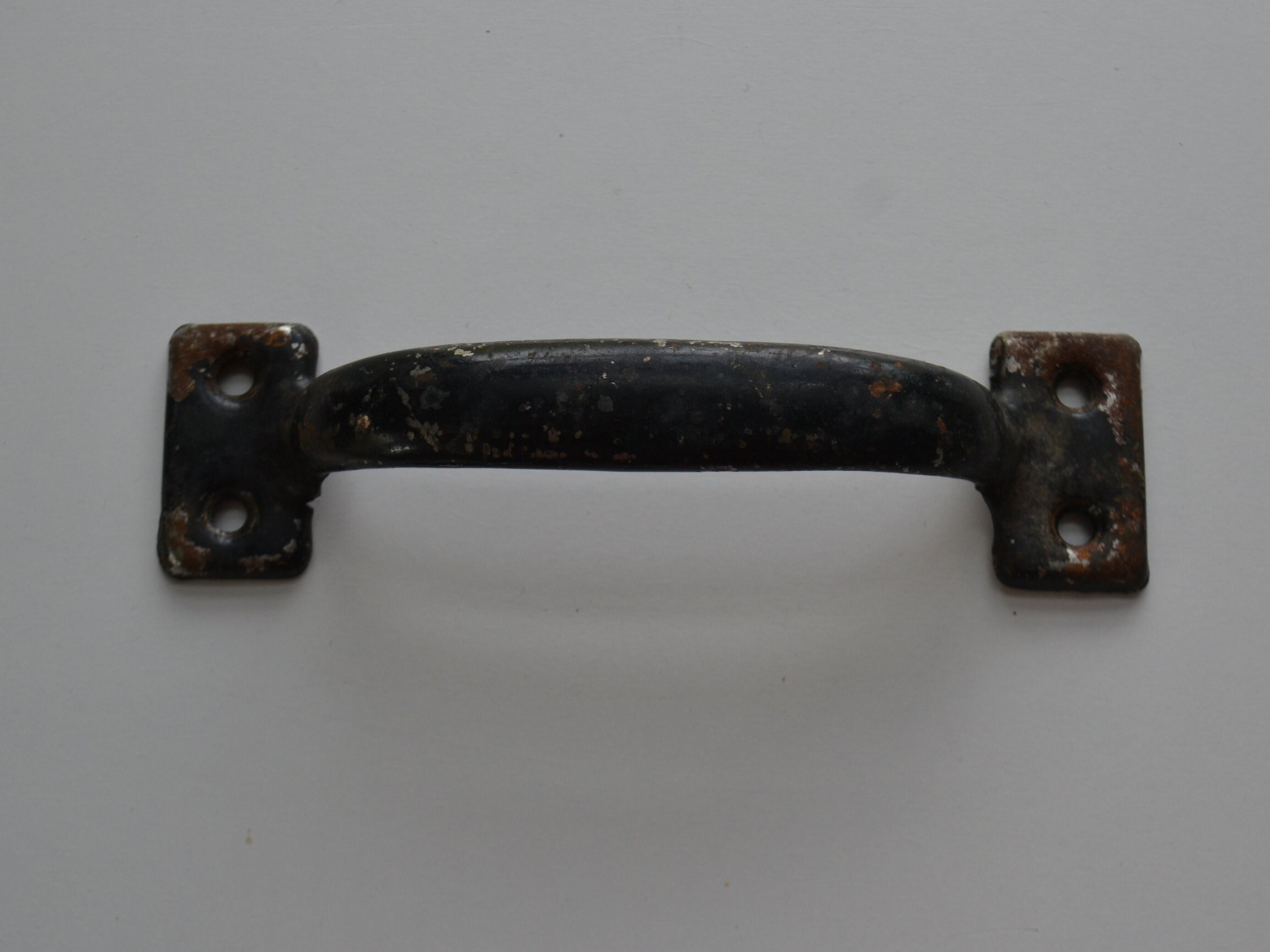 Home Improvement Vintage Original Worn Black Salvage Drawer Metal