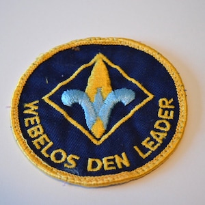 Badgepatch teruggewonnen padvinders Webelos Den Leader Camporee