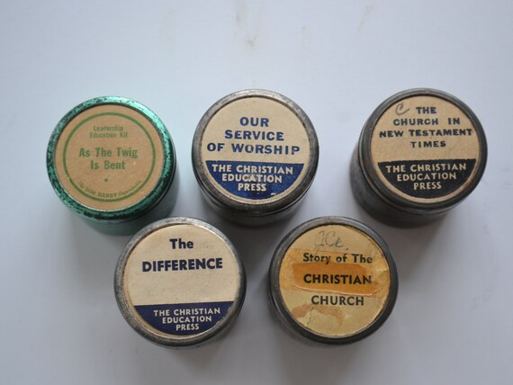 Vintage Metal Film Canisters Photography and Film Assorted Lot | Etsy