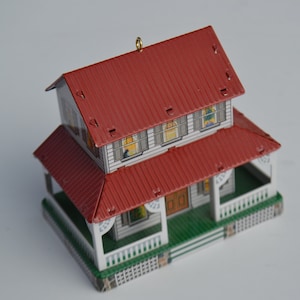 Vintage Hallmark Metal House Home - Adorno para árbol de Navidad