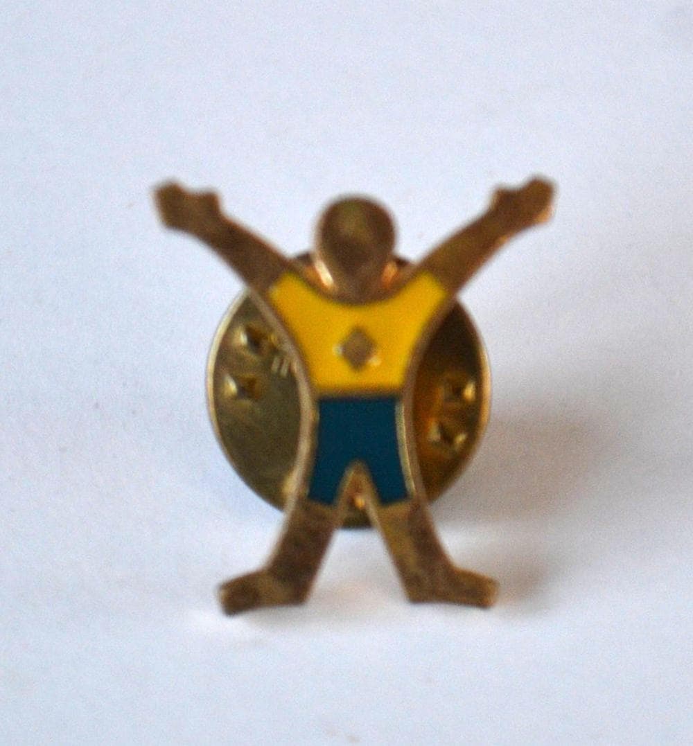Vintage Boy Child Cup Scouts Lapel Jacket Jewelry Pin