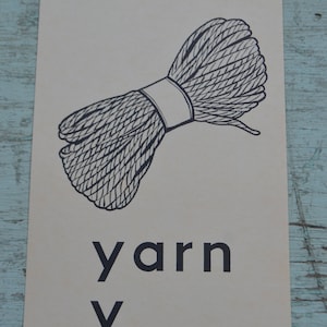 Vintage Ephemera Flash Card Bild - Bild - Garn