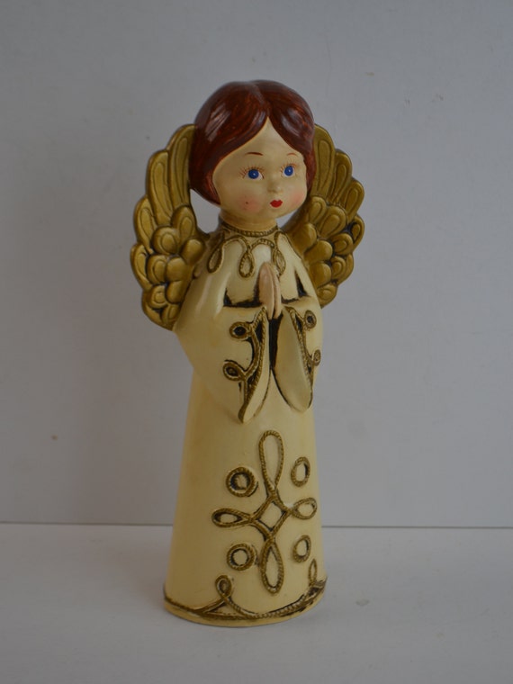 Vintage Japan Christmas Holiday Girl Praying Angel Figurine | Etsy
