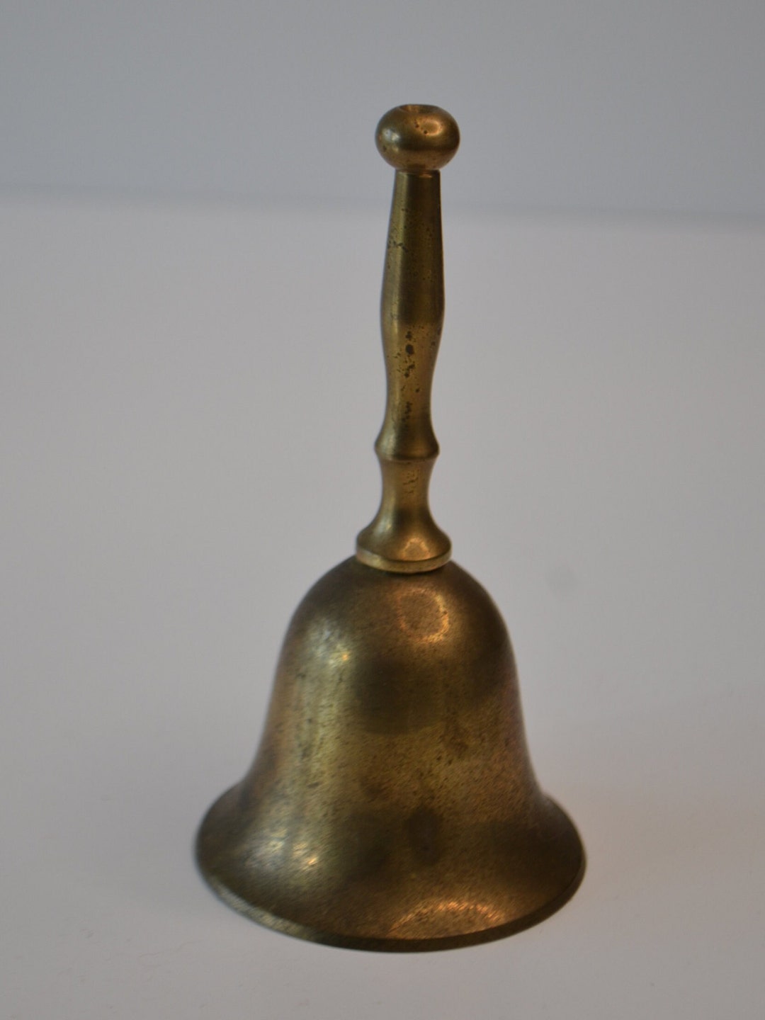 Vintage Metal Brass Handbell Bell Etsy
