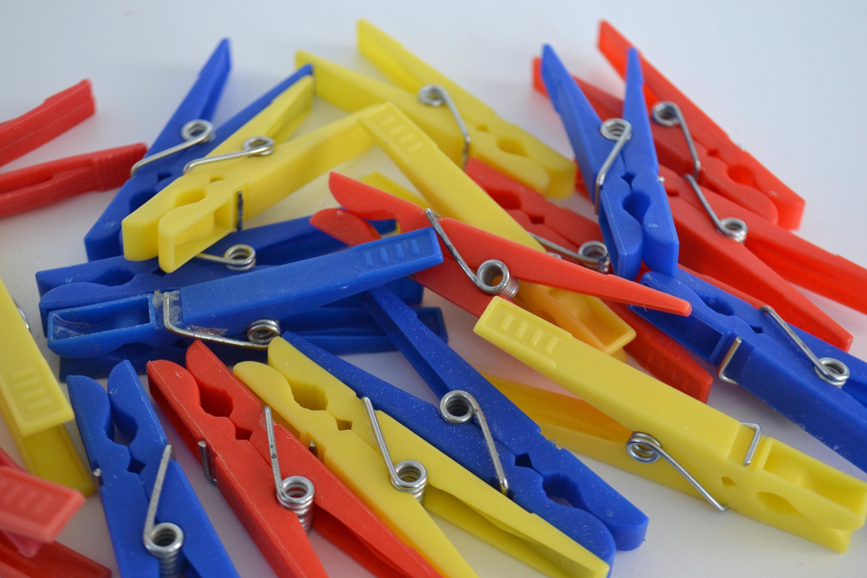 20 Pinzas De Plástico Para Manualidades – Juego De 5 Colores, Ideales Para Recoger Cuentas, Diamantes Y Hacer Proyectos Creativos