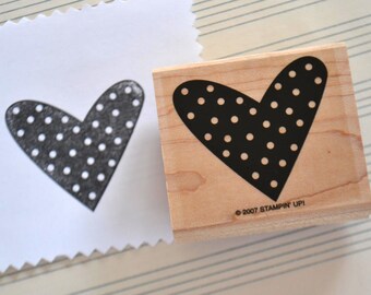 Vintage op harthout gemonteerde rubberstempel