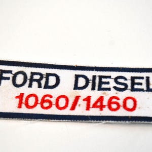 Vintage Ford Diesel Truck Automobile Advertising Embroidered Patch Badge