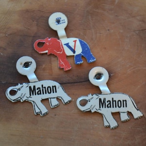 Vintage Metal Republican Mahon Campaign Presidential Political Pin Button Pinback Assorted Lot of 3