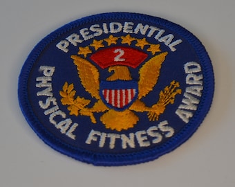 Reclaimed Vintage Presidential Physical Fitness Award Badge Patch