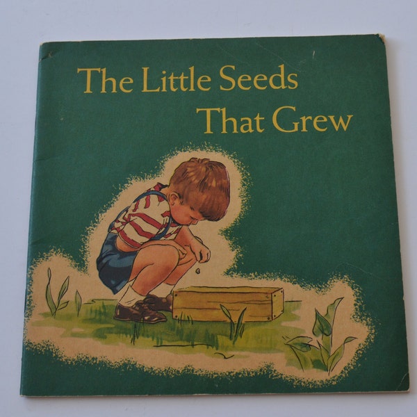 Vintage The Little Seeds That Grew Christian Childrens Book by Sara Klein