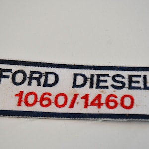 Vintage Ford Diesel Truck Automobile Werbung gesticktes Aufnäher Abzeichen