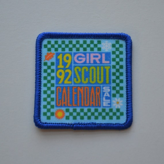 60's 70's 80's Vintage Junior Girl Scout Merit Badges Pattern | Poster