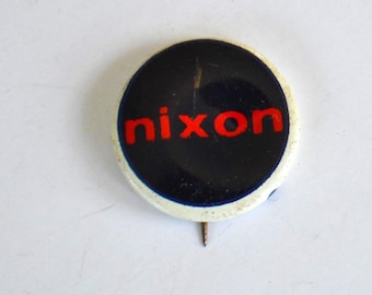 Vintage Nixon President Candidate Campaign Vote Voting Pin Pinback Button