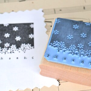 Vintage Stampin up Thanks Wood Mounted Rubber Stamp - Etsy