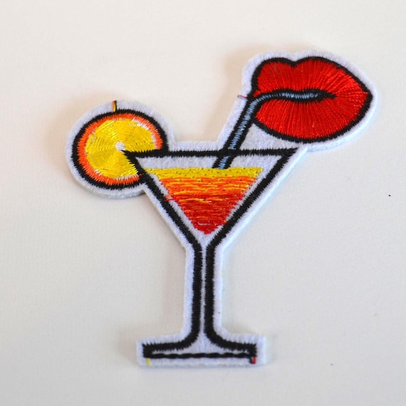Beverage Drink Embroidered Patch - image 1