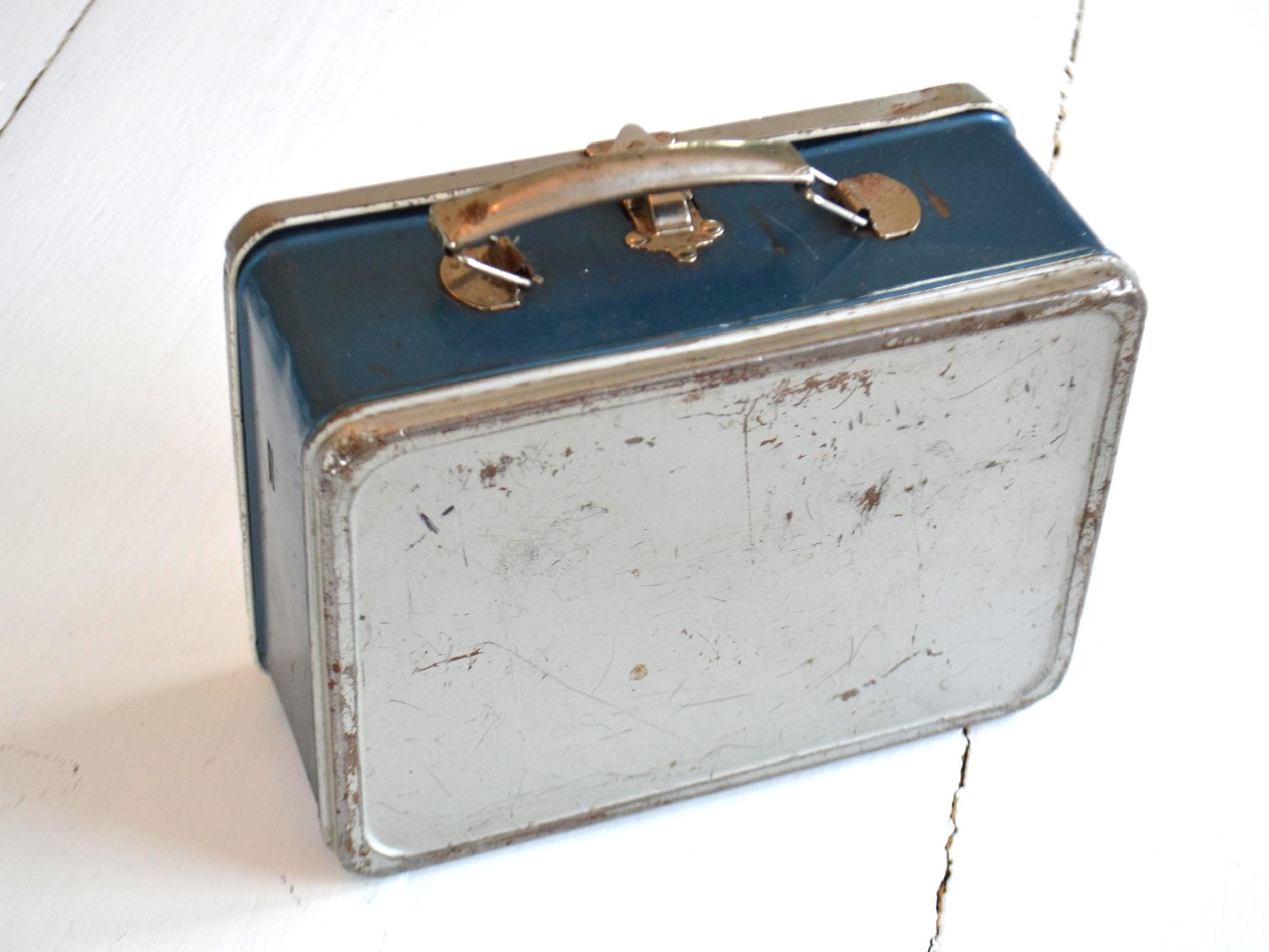 Vintage lunch box metal - Etsy 日本