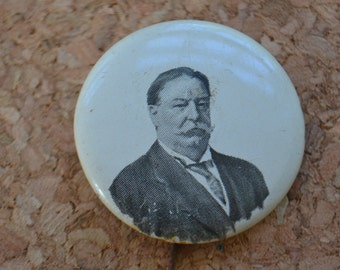 Vintage 1908 Taft Presidential Candidate Campaign Vote Voting Pin Pinback Button