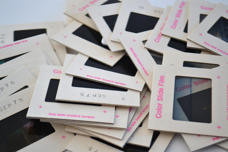 Vintage Photography Photo Color Film Slides Lot of 31 image 1