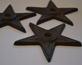 Cast Iron Star Nail Wall Garden Home Country Decor Rustic Primitive Western #108