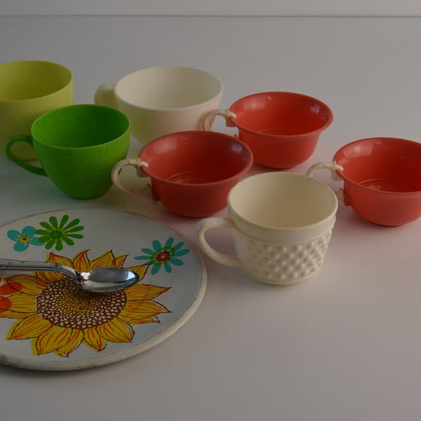 Plastic Tea Cups Etsy