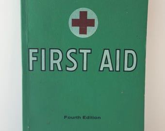 Vintage American Red Cross First Aid Handbook Book 4th Edition
