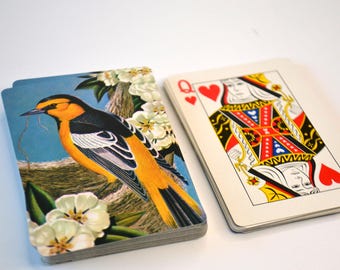 Vintage Bird Playing Cards Ephemera Lot of 25