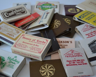 Assorted Vintage Matchbooks Match books Matches Lot of 23