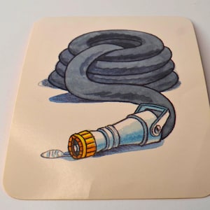 Vintage 1989 Taalontwikkeling Flashcard Flash Card Afbeelding Afbeelding - brandweerslang