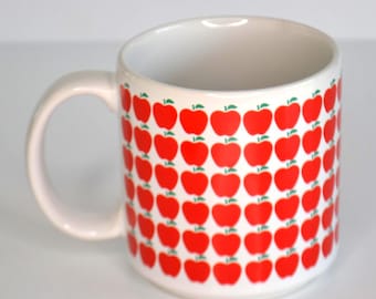 Vintage Dakin Japan Apfel-Keramik-Kaffeebecher