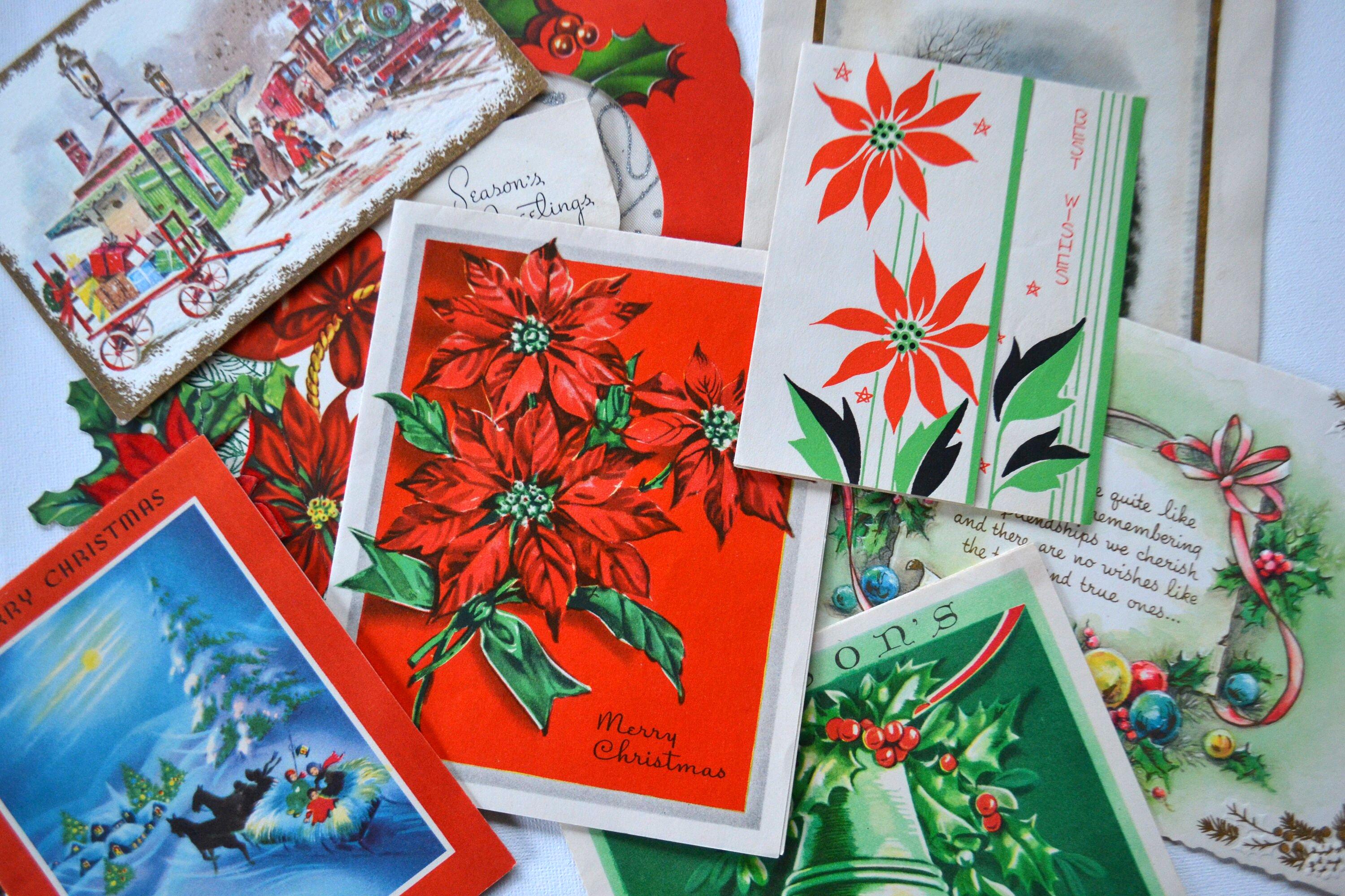 Vintage greeting card pack - Etsy 日本