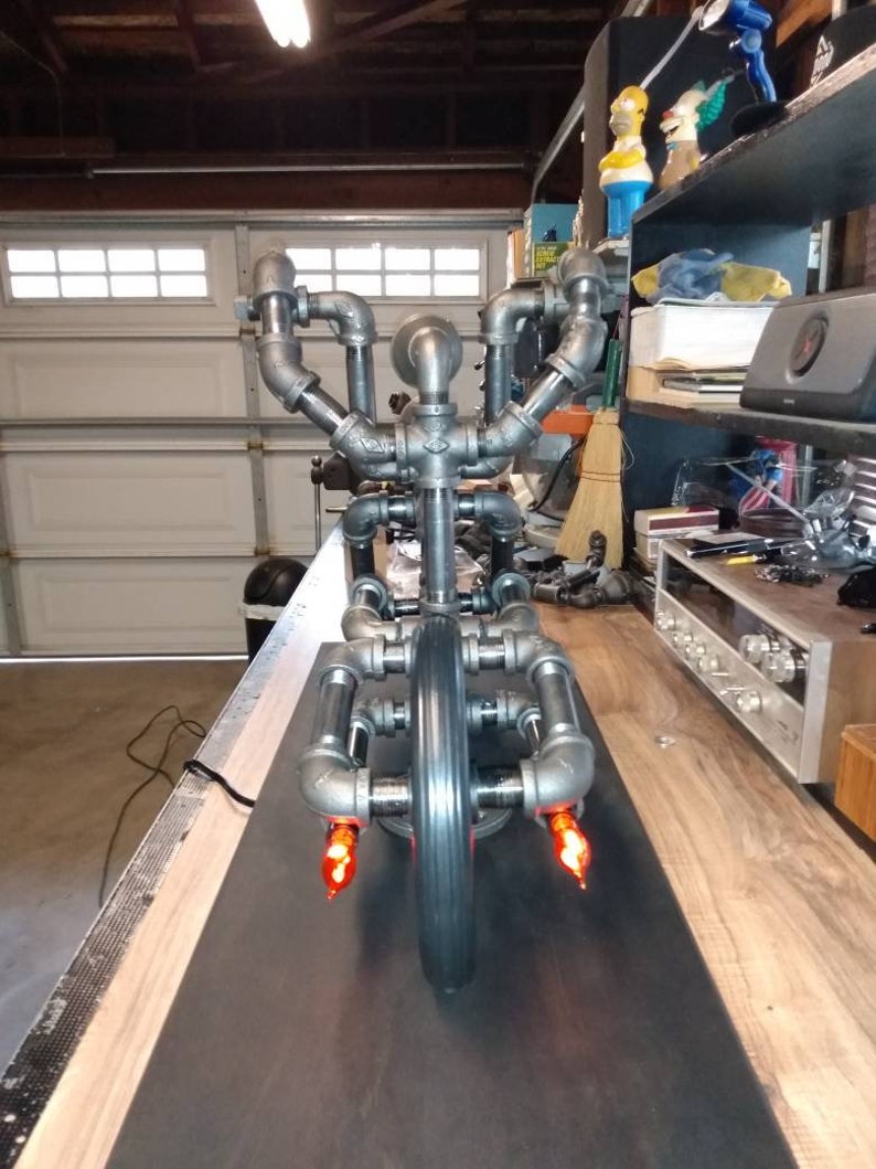 Iron Hog industrial pipe lamp