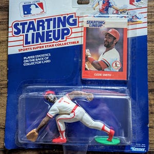 Ozzie Smith 1988 St. Louis Cardinals Starting Lineup figurka 4&quot; z kartą baseballową