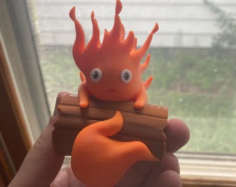 Calcifer 3D printed figure