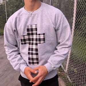 Christian Cross Faith Crewneck Sweatshirt