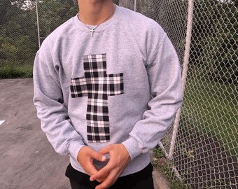 Christian Cross Faith Crewneck Sweatshirt