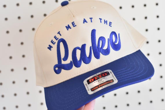 Meet Me at the Lake Trucker Hat: Summer Lake House Style