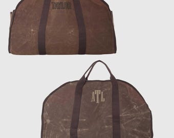 Waxed Log Carrier Bag | Housewarming Gift