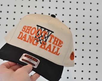 Shoot the Dang Ball Embroidered Trucker Hat | Basketball Season | Basketball Mama