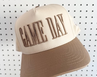 Game Day Trucker Hat | Embroidered Football Fan Cap | Spirit Wear