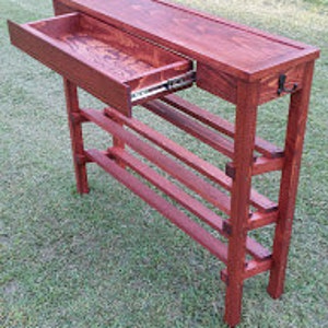 Shoe Rack Table with Drawer image 5