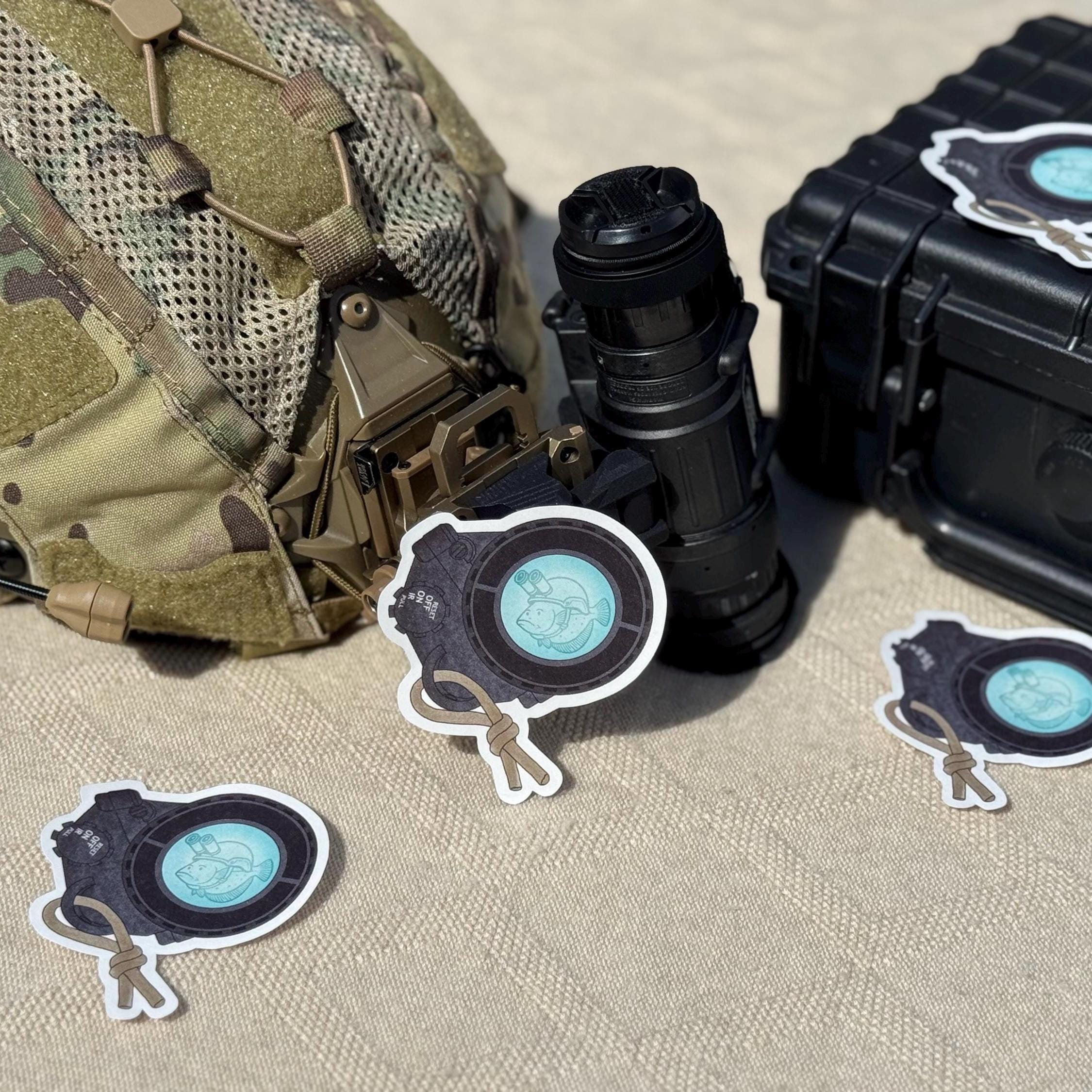 Pvs Sticker PVS-14 Flounder Sticker - Tactical Gear Sticker - Night Vision - Funny ...